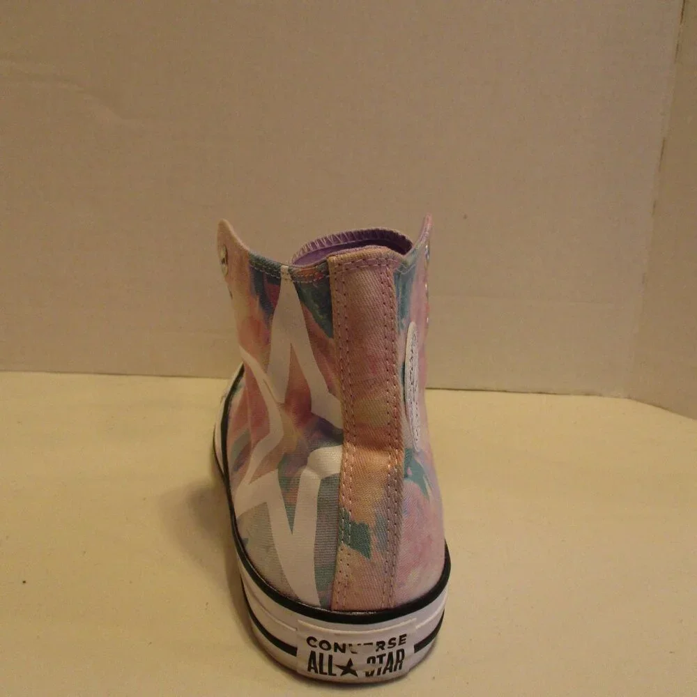 Converse Shoes Chuck Taylor Men Size 8 White Blue Pink Tie Dye Sneaker Shoes